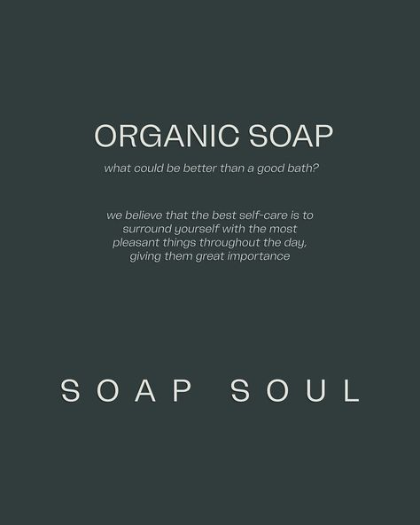 We present to you our new pride, the corporate design that we have made recently, as part of cooperation with the brand of organic soap «SOAP SOUL» 🧼 We have been thinking for a long time what colors will embody the main idea of this brand - natural and beautiful attributes around you during the day will bear fruit as a wonderful life in the future, focusing on the most natural, in our opinion, shades, we just fell in love with the picture that we have formed in front of our eyes and in orde... A Wonderful Life, Best Bath, Main Idea, Wonderful Life, Organic Soap, During The Day, Corporate Design, Fell In Love, The Future