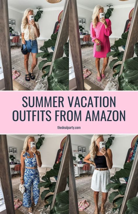 Get ready for your summer vacation with these trendy outfits for 2024. Perfect for a casual day out or a tropical resort stay, these summer outfit ideas from Amazon are a must-see. Discover the best in Amazon style with these chic and comfortable pieces that are sure to make your vacation wardrobe pop. Amazon Vacation Outfits, Outfit Ideas From Amazon, Summer Vacation Outfits, Resort Outfit, Tropical Resort, Vacation Wardrobe, Summer Outfit Ideas, Amazon Beauty Products, Best Amazon