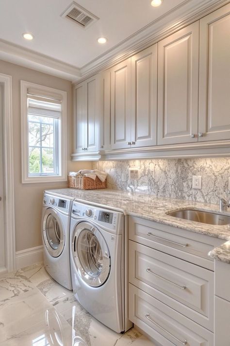 Laundry Room Cabinet Ideas, Room Cabinet Ideas, Elegant Laundry Room, Laundry Room Cabinet, House Laundry Room, Laundry Room/mud Room, Dream Laundry Room, Laundry Room Layouts, Laundry Room Renovation