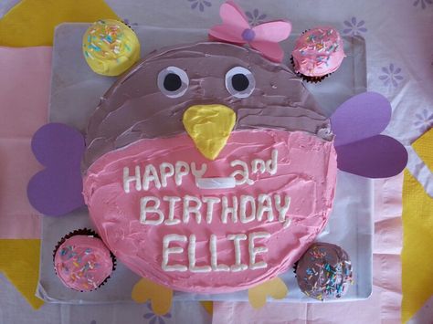 Bird shaped cake Bird Shaped Cake, Robin Cake, Bird Party, Shaped Cake, Second Birthday, 6th Birthday, 1st Bday, Wren, Birthday Cakes