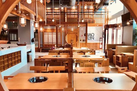 Korean Bbq Menu, Restaurant Concept Ideas, Bbq Restaurant Design, Korea Bbq, Interior Restaurant Design, Casual Interior Design, Izakaya Bar, Hotpot Restaurant, Chinese Hot Pot