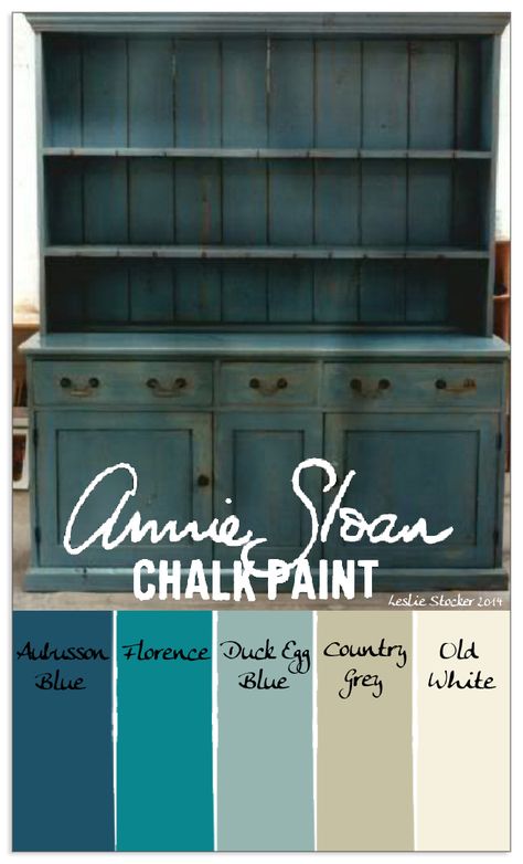 Chalk Paint Colors, Chalk Paint Projects, Annie Sloan Paints, Chalk Paint Furniture, Annie Sloan Chalk Paint, Refurbished Furniture, Duck Egg Blue, Paint Furniture, Redo Furniture