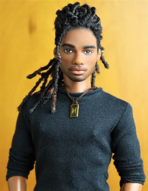 Black Ken Doll, Ken Fashion, Ken Barbie Doll, Ken Barbie, Black Barbies, Barbie Fashionista Dolls, Diva Dolls, Friends Hair, Beautiful Black Babies