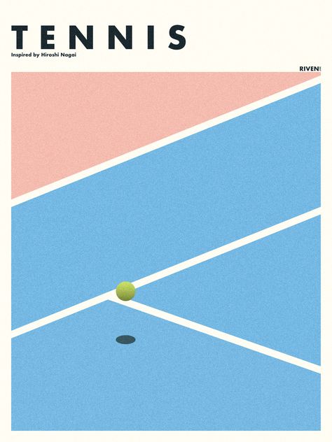 Plakat Design Inspiration, Tennis Wallpaper, Tennis Posters, Tennis Art, Drukarka 3d, Art Collage Wall, Graphic Design Posters, Graphic Poster, Tennis Court