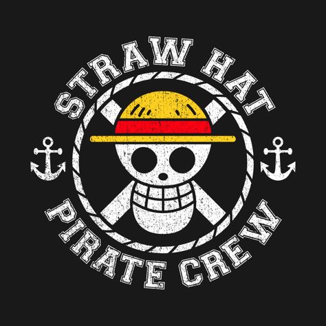 Straw Hat Crew, One Piece Bounties, One Piece Logo, One Piece Merchandise, Day Of The Shirt, T Shirt Logo Design, One Piece Cartoon, One Piece Shirt, T Shirt Design Template