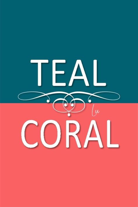 Teal And Coral Color Palette, Teal Coral Color Palette, Coral And Green Color Palette, Teal Colour Combinations, Colors That Go With Teal, Coral And Teal Bedroom, Small Garden Party Ideas, Teal Colour Scheme, Coral Color Combinations