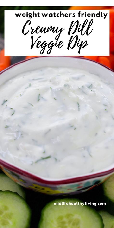 dill dip on a white bowl Weight Watchers Dill Dip Recipe, Low Calorie Dill Dip, Healthy Pickle Dip, Ww Veggie Dip, Low Cal Veggie Dip, Weight Watchers Veggie Dip, Low Calorie Veggie Dip, Dill Veggie Dip Recipe, Dill Veggie Dip