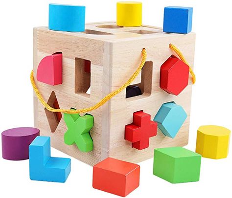 First Birthday Board, Spring Activity, Wooden Toys For Kids, Wooden Toys For Toddlers, Natural Play, Activity Cube, Cube Toy, Early Learning Centre, Handmade Wooden Toys