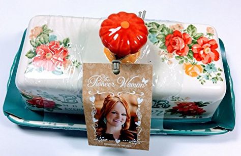 Pioneer Woman Bakeware, Pioneer Woman Dishes, Pioneer Woman Kitchen Decor, Butter Block, Design My Kitchen, Butter Bell, Pioneer Woman Kitchen, Churning Butter, Ree Drummond