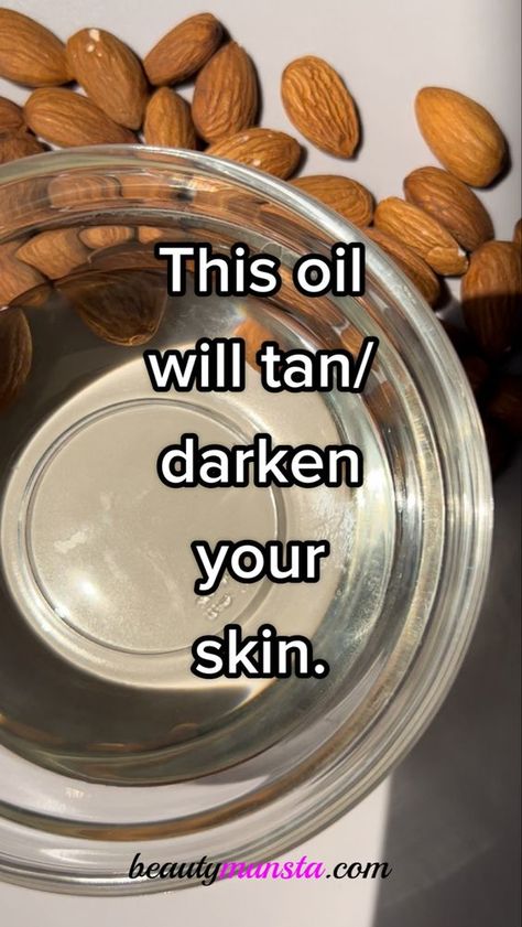 How To Make Diy Tanning Oil, How To Darken Skin Naturally, Diy Bronzer Oil, Best Tanning Oil For Outside, How To Make Tanning Oil Homemade, Tanning With Coconut Oil, At Home Tanning Oil, Home Made Tanning Oil Diy, Homemade Tanning Oil Recipes