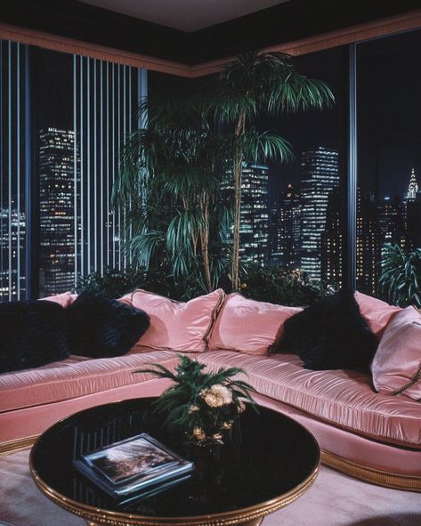 POV: Your luxury 1980s apartment in New York City 🪷 [AI] Get your wall posters on liminaldestinations.com and AI prompts on Ko-fi (links in bio!) • • • • #80sinterior #1980sinterior #80saesthetic #1980s #80svibes #80snostalgia #80sdecor #80s #80spenthouse #80smansion #vintage #interiordesign #homedecor #luxuryhomes #midcentury #midcenturymodern #postmodern #luxury #liminal #vaporwave #retrowave 1980s City Aesthetic, 80s Inspired Apartment, 80s Apartment Interior, Luxury 80s Interior, 80s New York Apartment, Vaporwave Home Decor, 90s New York Apartment, Vaporwave Interior Design, 80s Luxury Aesthetic