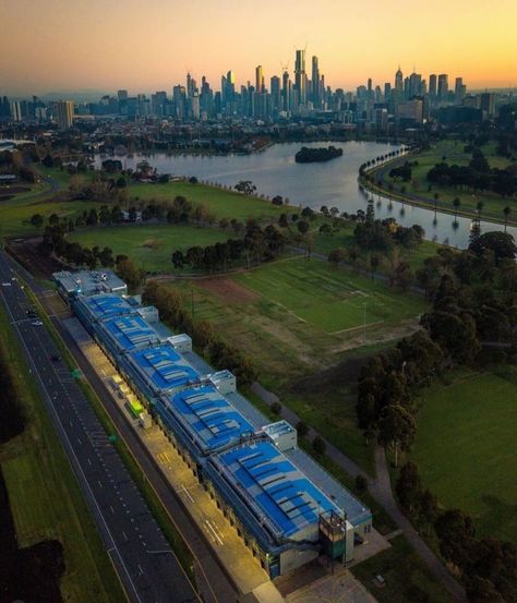 Melbourne Grand Prix building, Albert Park Lake. Albert Park Melbourne, Mclaren Formula 1, Albert Park, Beautiful Landscape Photography, Love Quotes Wallpaper, Melbourne Victoria, Friend Photoshoot, Wallpaper Quotes, Beautiful Landscapes