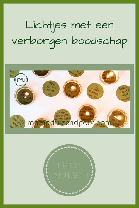 Kaarsjes zijn erg gezellig, maar deze waxinelichtjes hebben net even een beetje meer. Dit zijn namelijk lichtjes met een verborgen boodschap. Winter Diy, Secret Santa, Birthday Presents, Teacher Appreciation, Diy Gift, Diy Gifts, Free Printables, Diy And Crafts, Great Gifts