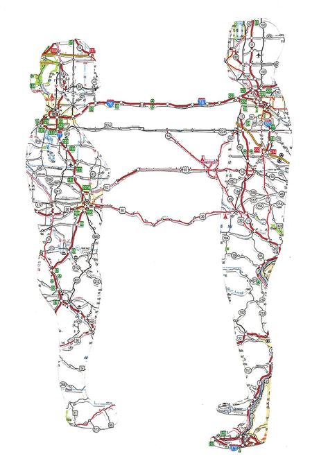 more map art! how great would a piece be as wall art? Art Connection, Gcse Art Sketchbook, Art Carte, Gcse Art, A Level Art, Human Connection, Map Art, Art Sketchbook, Love Art