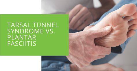 Tarsal Tunnel Syndrome vs. Plantar Fasciitis Tarsal Tunnel, Nerve Conduction Study, Swollen Ankles, Types Of Surgery, Physical Therapy Exercises, Ankle Pain, Period Pain, Strengthening Exercises, Calf Muscles