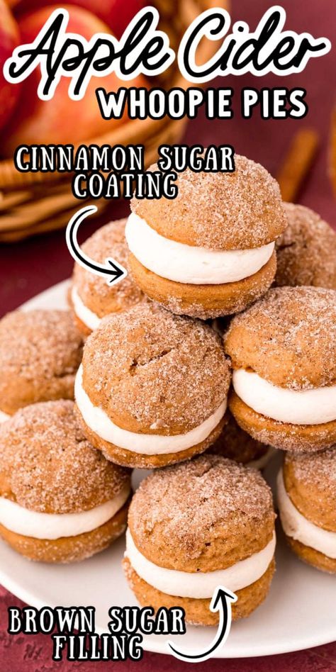 Fall Bake Sale, Whoopie Pie Recipe, Pumpkin Whoopie Pies, Fall Baking Recipes, Whoopie Pie, Whoopie Pies, Apple Desserts, Fall Baking, Best Recipe