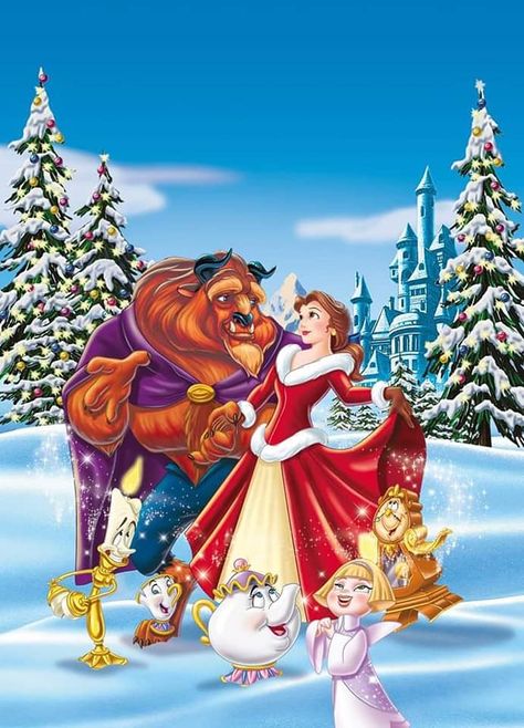 Disney Christmas Movies, Kids Christmas Movies, Enchanted Christmas, Christmas Watches, Beauty And The Beast Movie, Best Christmas Movies, Christmas Films, Classic Christmas Movies, Disney Belle