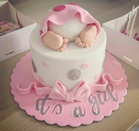 Work Baby Showers, Baby Shower Cake Designs, Lemon Cheesecake Recipes, Elephant Baby Shower Theme, Creative Wedding Gifts, Beautiful Birthday Cakes, Girl Cake, Baby Shower Fun