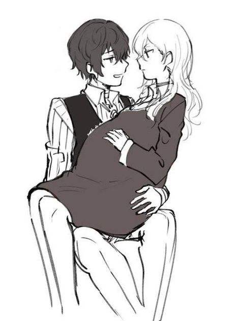 Anime Pregnant, Mpreg Anime, Chuya Nakahara, Anime Witch, Animal Crossing Qr Codes Clothes, Bungou Stray Dogs Characters, Anime Family, Dazai Osamu, Manga Love