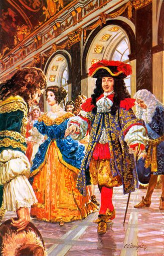 Historical articles and illustrations » Blog Archive » Louis XIV ... Louis Xiv Versailles, Peter And The Starcatcher, Baroque Dress, King Louis Xiv, Historical Hairstyles, The Sun King, 17th Century Fashion, The Palace Of Versailles, French Royalty