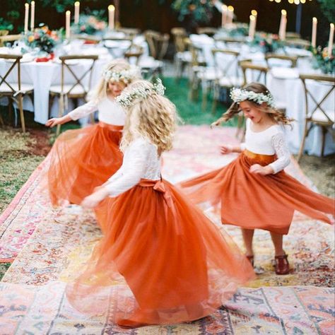 Flower Girl Dresses Terracotta, Fall Dessert Table Wedding, Wedding Shopping List, Copper Wedding Flowers, Fall Wedding Flower Girl, Fall Flower Girl, Fall Flower Girl Dresses, Wedding Beverage Napkins, Flower Girl Outfits