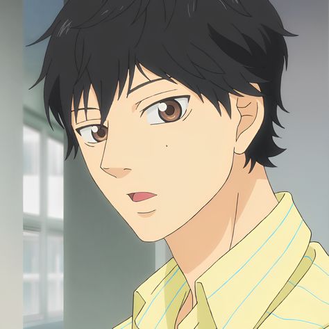 𝒂𝒐 𝒉𝒂𝒓𝒖 𝒓𝒊𝒅𝒆 Yoichi Tanaka, Blue Springs Ride, Ao Haru, Ao Haru Ride, Blue Springs, Studio Ghibli, Anime Boy, Anime, Art