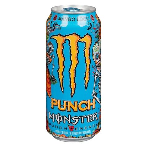 Monster Juice Flavors or Monster Juice Drinks-Ranked Mango Monster Drink, Monster The Drink, Mango Loco Monster, Mango Monster, Monster Juice, Monster Flavors, Monster Punch, Alcohol Mixers, Monster Drink