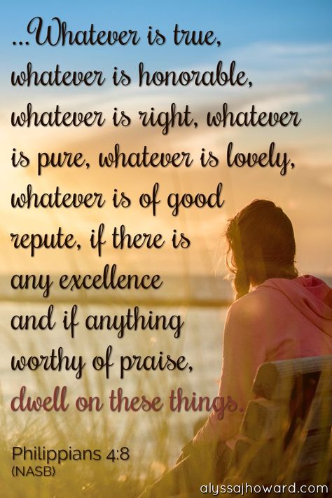 Everyone has a thought life; and according to the Bible, it's important.Your thoughts have the power to inspire action, but they can also cripple you. #BibleVerse Bible Quotes Inspirational, My Inspiration Quotes, Whatever Is True, Motivation Positive, A Course In Miracles, Spiritual Thoughts, A Thought, Philippians 4, Biblical Quotes