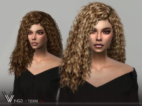 Sims 4 Afro Hair, Sims 4 Curly Hair, Female Hairstyles, Die Sims 4, Pelo Sims, Sims4 Clothes, Sims Hair, Curly Hair Women, How To Style Bangs