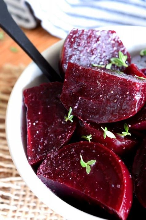 Canned Beets Recipe, Cooked Beets Recipe, Cooking Beets In Oven, Canned Pickled Beets, Roasted Beets Recipe, Roasting Beets In Oven, Beets Recipe, Beet Recipes, Clam Recipes