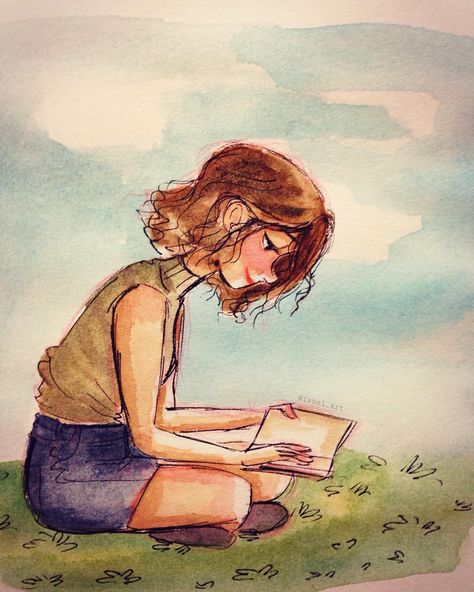 Reading Books Illustration, Girl Reading Book, Observational Drawing, Reading Art, Book Drawing, Girl Reading, Girls Cartoon Art, Book Art Drawings, Art Reference Photos