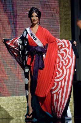 thecrowncompetitors: miss universe 2007 Miss Universe 2007, Riyo Mori, Miss Universe Japan, Dayana Mendoza, Miss Universe National Costume, Miss France, Miss Usa, Samurai Warrior, Miss Universe