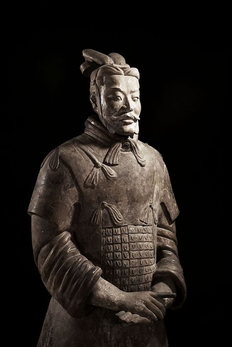 China's First Emperor and the Terracotta Warriors - World Museum, Liverpool museums Liverpool Museum, Chinese Sculpture, Qin Dynasty, Buddhist Art Drawing, Card Tattoo Designs, Chinese Warrior, China Architecture, Terracotta Warriors, Baroque Painting