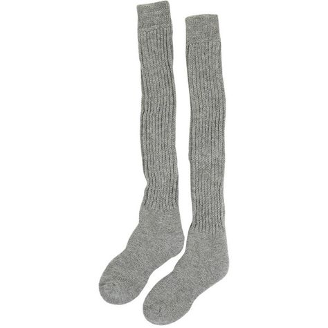 Samantha Holmes Alpaca Knee High Socks - Dove Grey ($43) ❤ liked on Polyvore featuring intimates, hosiery, socks, tights, grey, low socks, long socks, knee-high socks, alpaca wool socks and grey socks Gray Socks, Hat Aesthetic, Alpaca Socks, Grey Socks, Long Slip, Grey Outfit, Long Socks, Wool Socks, Knee Socks