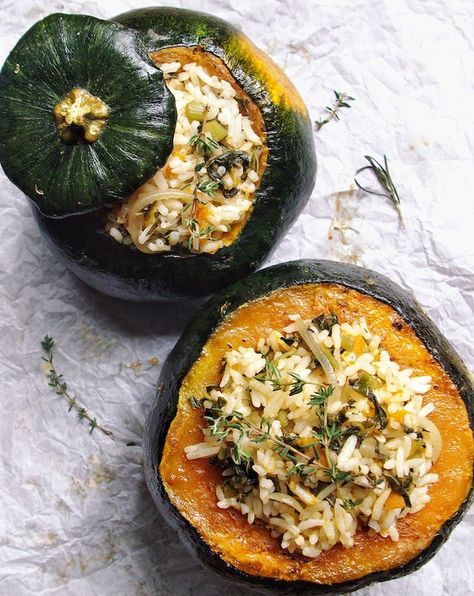 Pumpkin Roasted, Squash Bowl, Kabocha Squash Recipe, Japanese Pumpkin, Roasted Kabocha Squash, Pumpkin Bowl, Fall Favorites Recipes, Pumpkin Bowls, Kabocha Squash