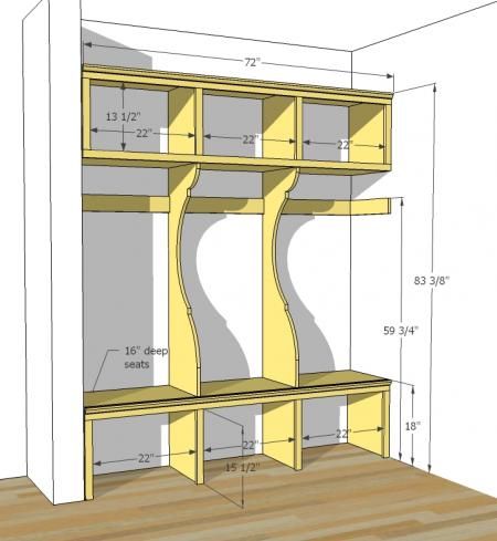 PINTREREST GARAGE MUDROOM  | DIY Mudroom Lockers {Garage Mudroom Makeover} - East Coast Creative ... Mudroom Makeover, Mudroom Lockers, Mudroom Laundry Room, Mudroom Ideas, Mud Room Storage, Mudroom Design, Mudroom Laundry, Laundry Mudroom, Real Estat