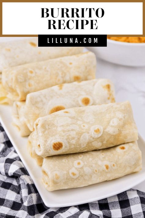 This bean burrito recipe is so easy to whip up for dinner! These are perfect for making ahead of time or freezing for later. #beanburritos #burritos #beans #mexicanfood #easydinner Bean Burrito Recipe, Bean Burritos Recipe, Bean And Cheese Burrito, Asian Steak Bites, Creamy Pasta Bake, Bean Burrito, Best Freezer Meals, Bean Burritos, Burrito Recipe