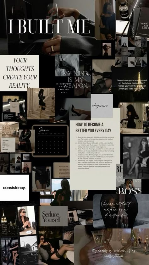 Vision Board Collage, Business Vision Board, Vision Board Examples, Vision Board Wallpaper, Career Vision Board, Vision Board Photos, Vision Board Goals, Dream Vision Board, Life Vision Board