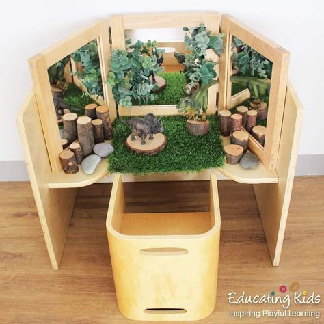 Curiosity Approach Eyfs, Nature Based Classroom, Childcare Rooms, Reggio Emilia Classroom, Nursery Layout, Curiosity Approach, Reggio Inspired Classrooms, Dinosaur Play, Preschool Rooms