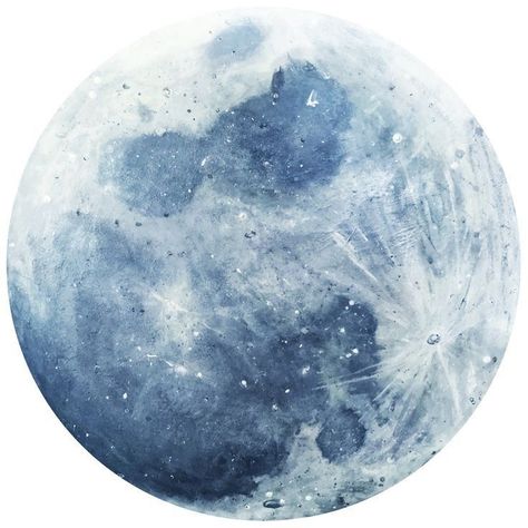 Planet Drawing, Moon Art Print, Moon Painting, Cute Patterns Wallpaper, Moon Art, Aesthetic Stickers, Blue Aesthetic, Print Stickers, Full Moon