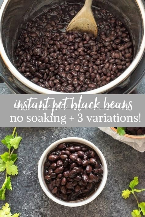 Homemade Black Beans, Pressure Cooker Black Beans, Instant Pot Black Beans, Mexican Black Beans, Dried Black Beans, Pot Recipes Healthy, Black Bean Recipes, Healthy Mexican, Healthy Instant Pot Recipes