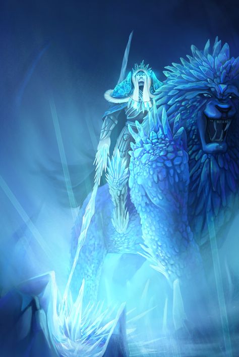 ArtStation - Ice warrior king Lord Fantasy Art, Ice Zombie, Ice Warrior, Ice Elemental, Ice Warriors, Ice Monster, Warrior King, Place Holder, Dark Fantasy