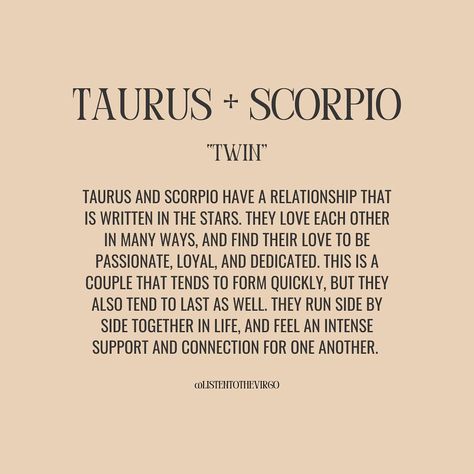 Taurus Love Compatibility + What Works 💜 #Listentothevirgo Taurus Woman And Scorpio Man, Taurus And Scorpio Best Friends, Taurus Scorpio Friendship, Taurus Compatibility Relationships, Scorpio And Taurus Friendship, Scorpio And Taurus Relationship, Taurus Love Compatibility, Taurus Relationships, Taurus Compatibility