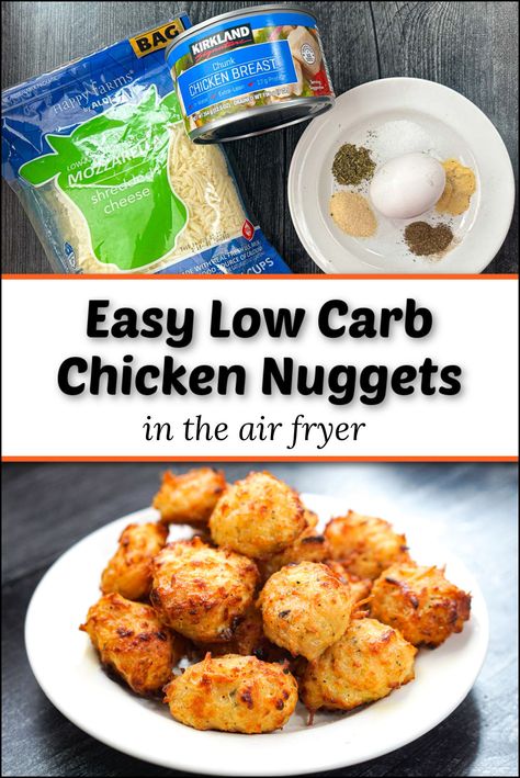 Air Fryer Keto Chicken, Low Carb Chicken Nuggets, Air Fried Chicken Nuggets, Keto Chicken Nuggets, Air Fryer Chicken Nuggets, Air Fryer Keto, Air Fried Fish, Budget Dinner, Sea Foods