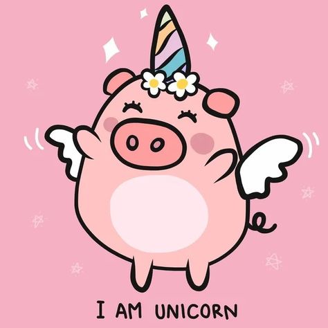 Unicorn Pig, Unicorn Cartoon, Png Images, Adobe Illustrator, Vector Images, Vector Illustration, Hello Kitty, Illustrator, Resolution