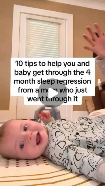 GrowingBabiesCorner on Instagram: "‼️ The 4month sleep regression is a real thing - hang in there it’s only temporary 😅

📝At 4 months, a baby’s developing brain may create instability in their sleep. 

Signs of sleep regression include:
✏️difficulty falling asleep
✏️frequent wakings
✏️irritability 
✏️Reduced sleep duration

Here are some tips to help you cope/get through it.

⭐️Remember: Consistency is key during a sleep regression.
(And there are a few more regression to come 😅)

How did you handle or are you handling baby’s sleep regression ? 
‘
‘
‘
Credit:@babysleepingsolution 
#4monthsold #sleepregression #baby #newborn #newbornbaby #mom #mum #newmom #newmum #babytips #babycare #milestone #milestones #babymilestones #firsttime #firsttimemum #firsttimemom #momlife" 3 Month Sleep Regression, 4 Month Sleep Regression, Brain May, Baby Facts, Consistency Is Key, Hang In There, Falling Asleep, Baby Tips, Baby Newborn