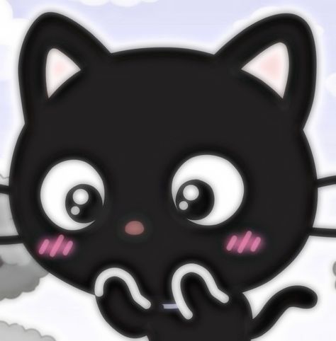 Choco Cat Pfp, Choco Cat Sanrio, Chococat Pfp, Choco Cat, Sanrio Pfp, Chocolate Cat, Y2k Profile Picture, Kawaii Background, Kitty Drawing