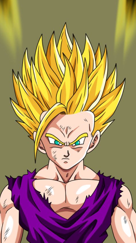 Gohan SSJ2 Gohan Painting, Dragonball Z Wallpaper, Gohan Ssj2, Sasuke Uchiha Sharingan, Saga Dragon Ball, Dragon Ball Z Goku, Son Gohan, Z Wallpaper, Anime Canvas Art