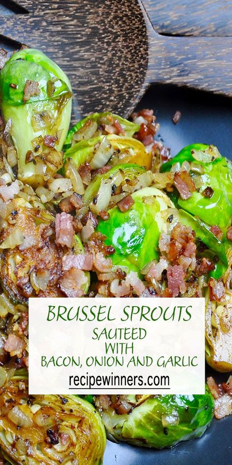 Garlic Brussel Sprouts, Brussel Sprouts With Bacon, Fried Brussel Sprouts, Cooking Brussel Sprouts, Lunch Meals, Brussel Sprout Recipes Roasted, Bacon Brussel Sprouts, Savory Meals, Doner Kebab