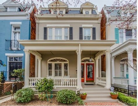 Cottage Life, Castle House, Home Exterior, Richmond Va, Cozy Space, Woman Painting, Victorian Homes, Sale House, House Exterior